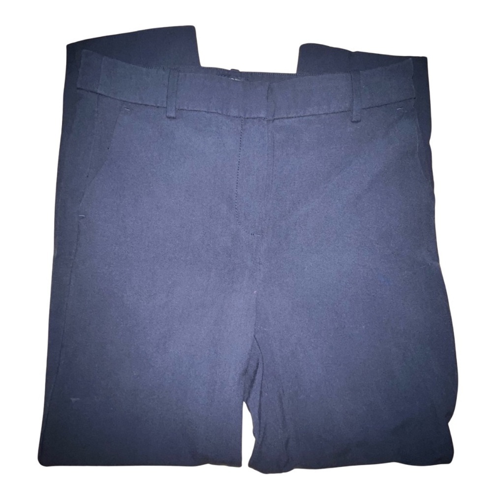 J.Crew Ruby Crop Pants Size 4 Navy Blue Slim Fit Trousers